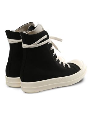 Sneakers in tela di cotone nera RICK OWENS DRKSHDW | DS01F4800DO911